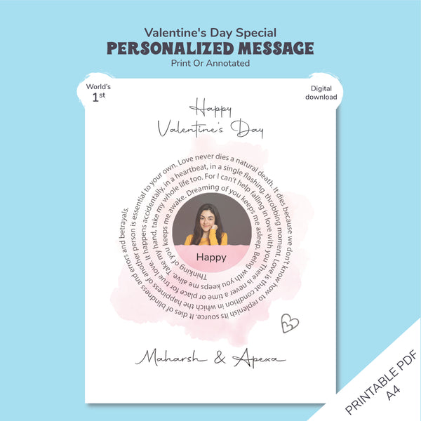 Words of Affection: Personalized Valentine’s Day Special, Valentine decor