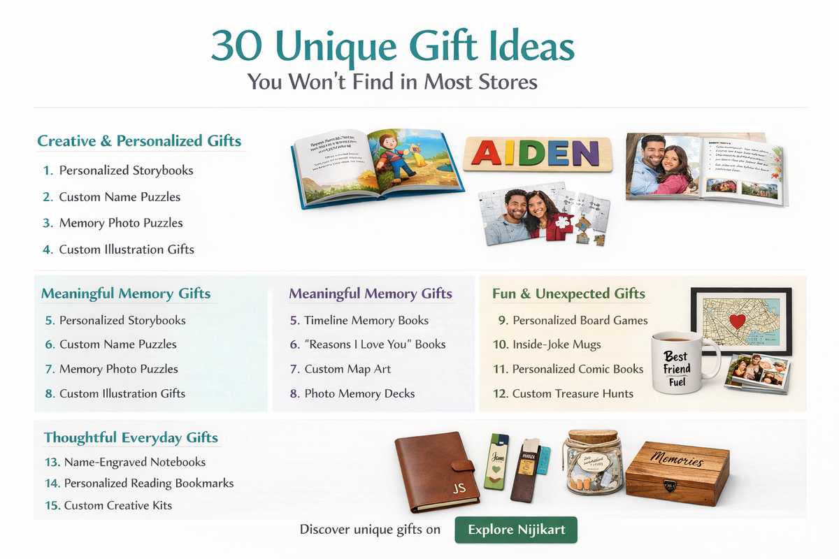 30 Unique Gift Ideas You Won’t Find in Most Stores