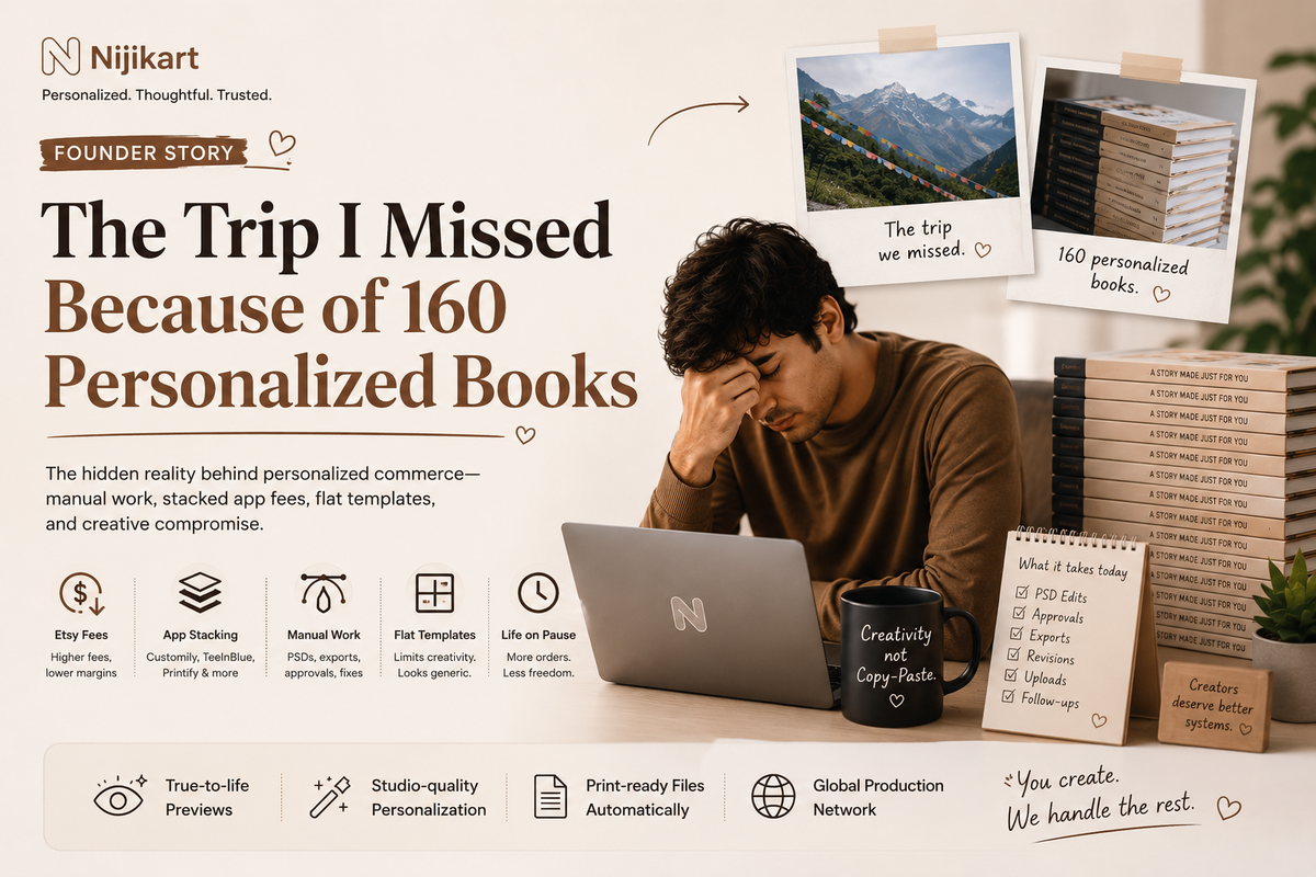 The Trip I Missed Because of 160 Personalized Books