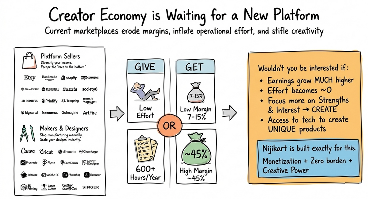 The Creator Economy's Breaking Point: Escape the Race to the Bottom