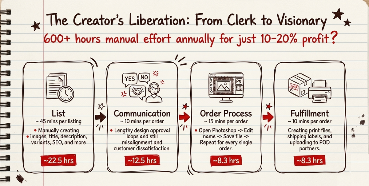 The Creator's Liberation: From Clerk to Visionary