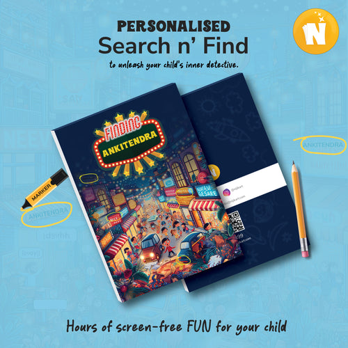 Finding [Child's Name] | Personalized Search & Find Name Book for Kids