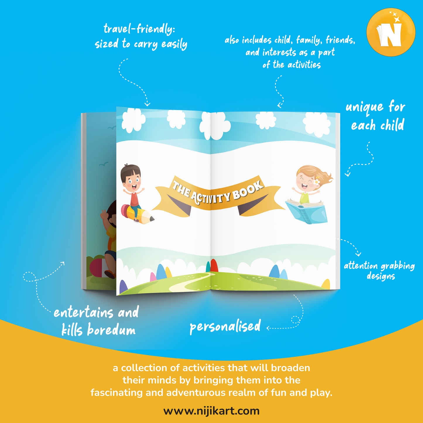 Personalized Intellect Activity Book: Unlock the Magic of Words and Puzzles