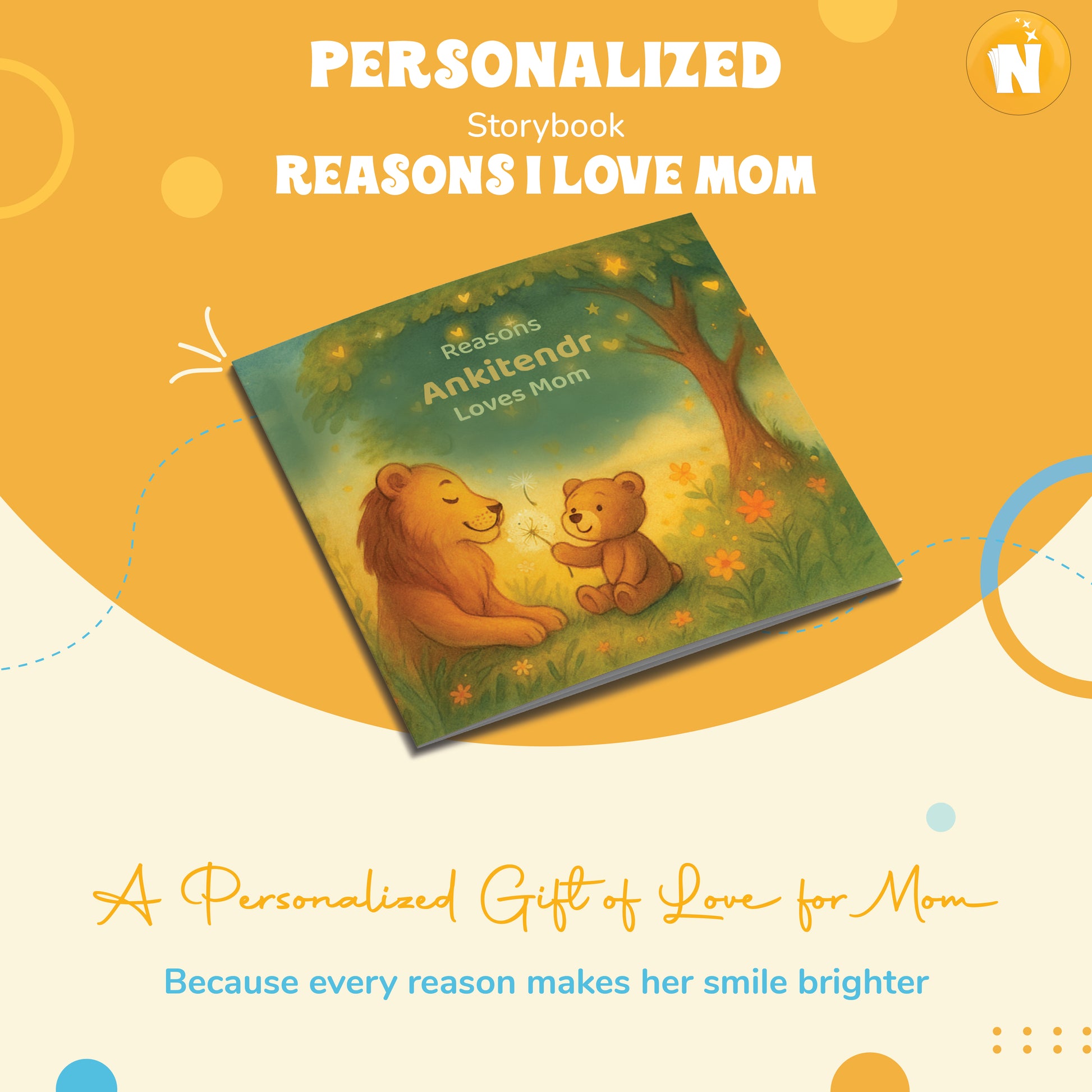 Reasons I Love You, Mom — Personalized Storybook from Child