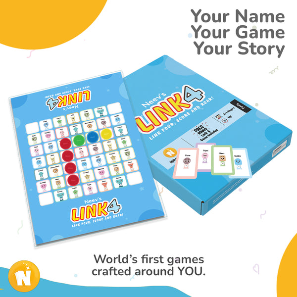 LINK4: The Ultimate Personalized Strategy Game | Fun for All Ages & Occasions