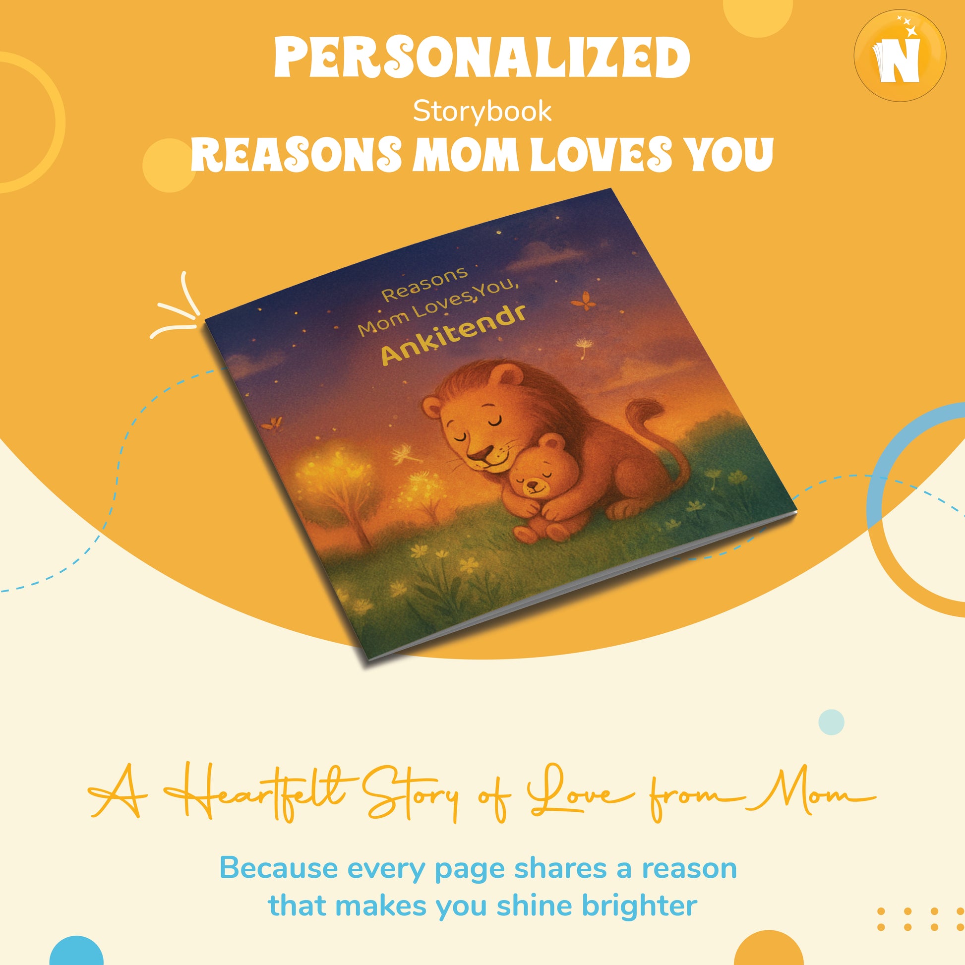 Reasons Mom Loves You — Personalized Storybook from Mom