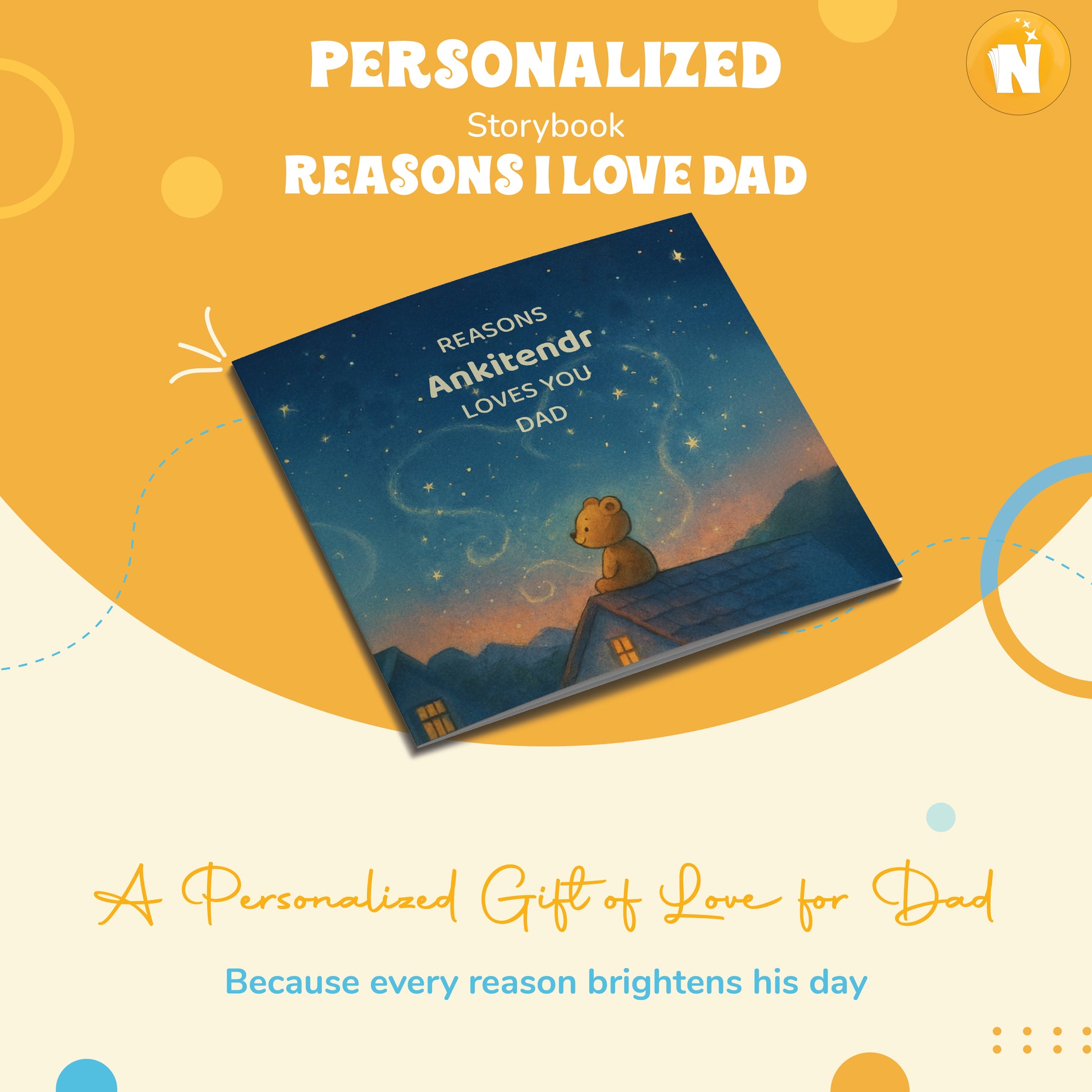 Reasons I Love You, Dad — Personalized Storybook from Child