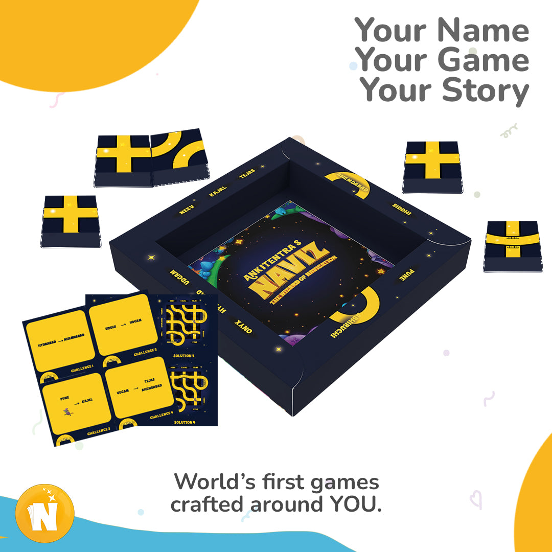 World’s First Personalized Navigation Game: Naviz - The Wizard of Navigation | Fun for All Ages and Occasions!!