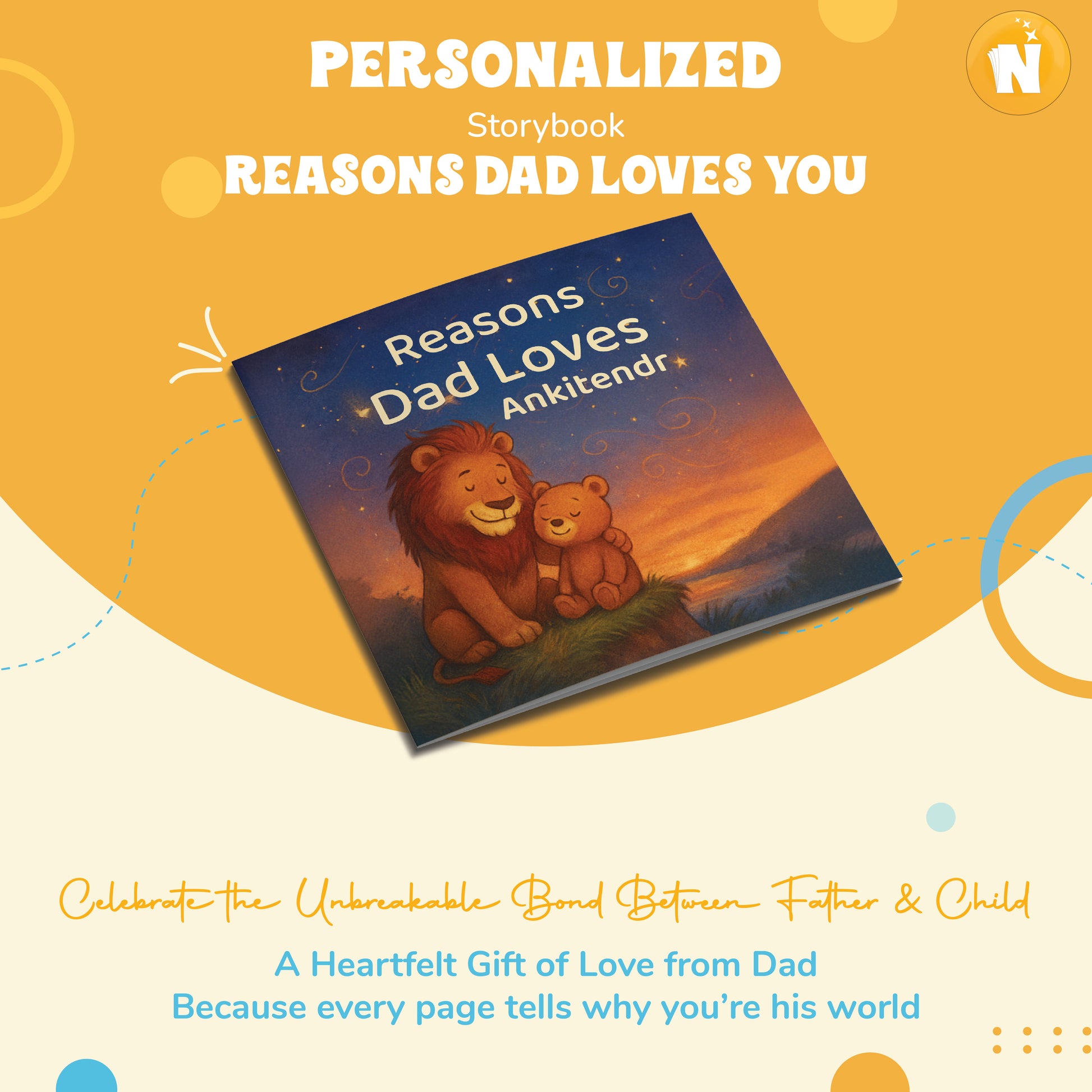 Reasons Dad Loves You — Personalized Storybook from Dad