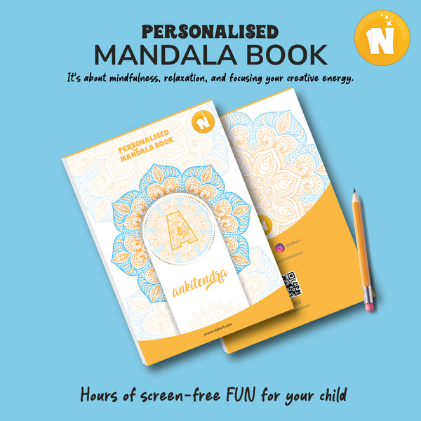 Mandala Magic | Personalized Coloring Book for Kids and Mindfulness