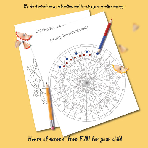Mandala Magic | Personalized Coloring Book for Kids and Mindfulness
