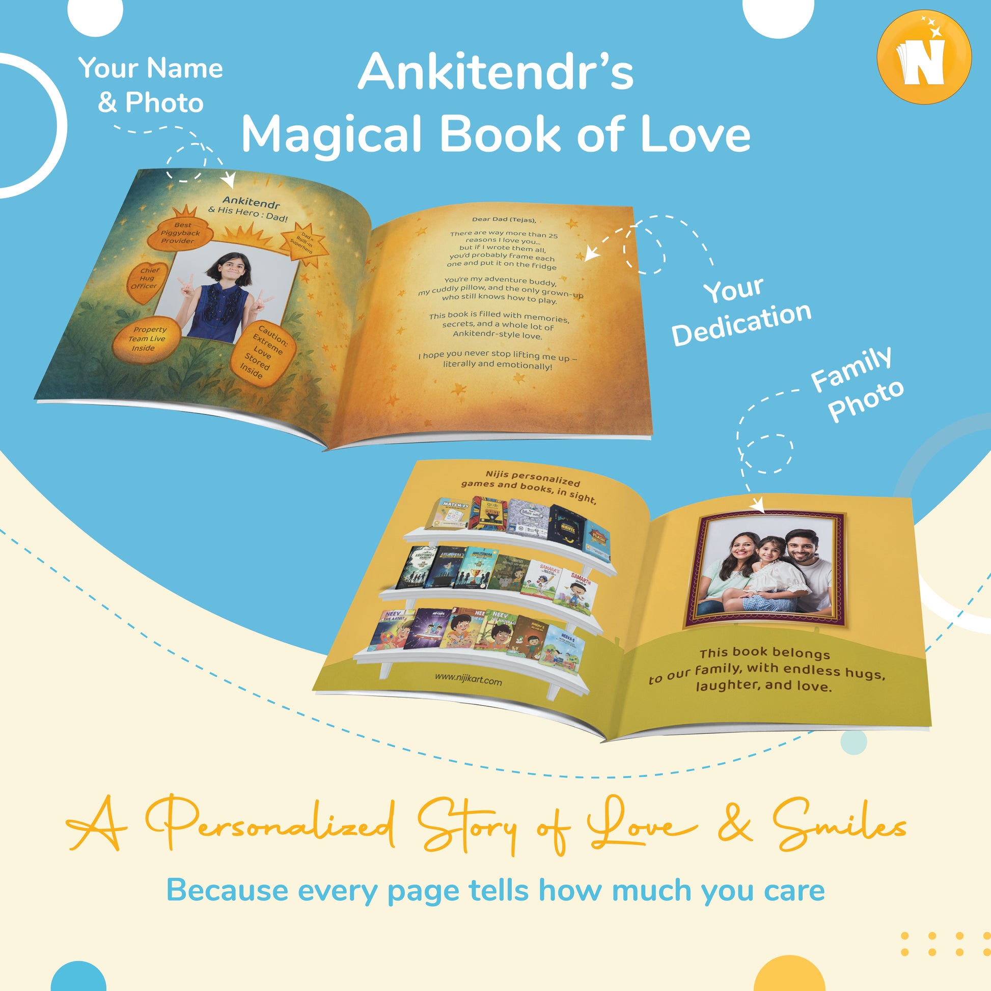 Reasons I Love You, Dad — Personalized Storybook from Child