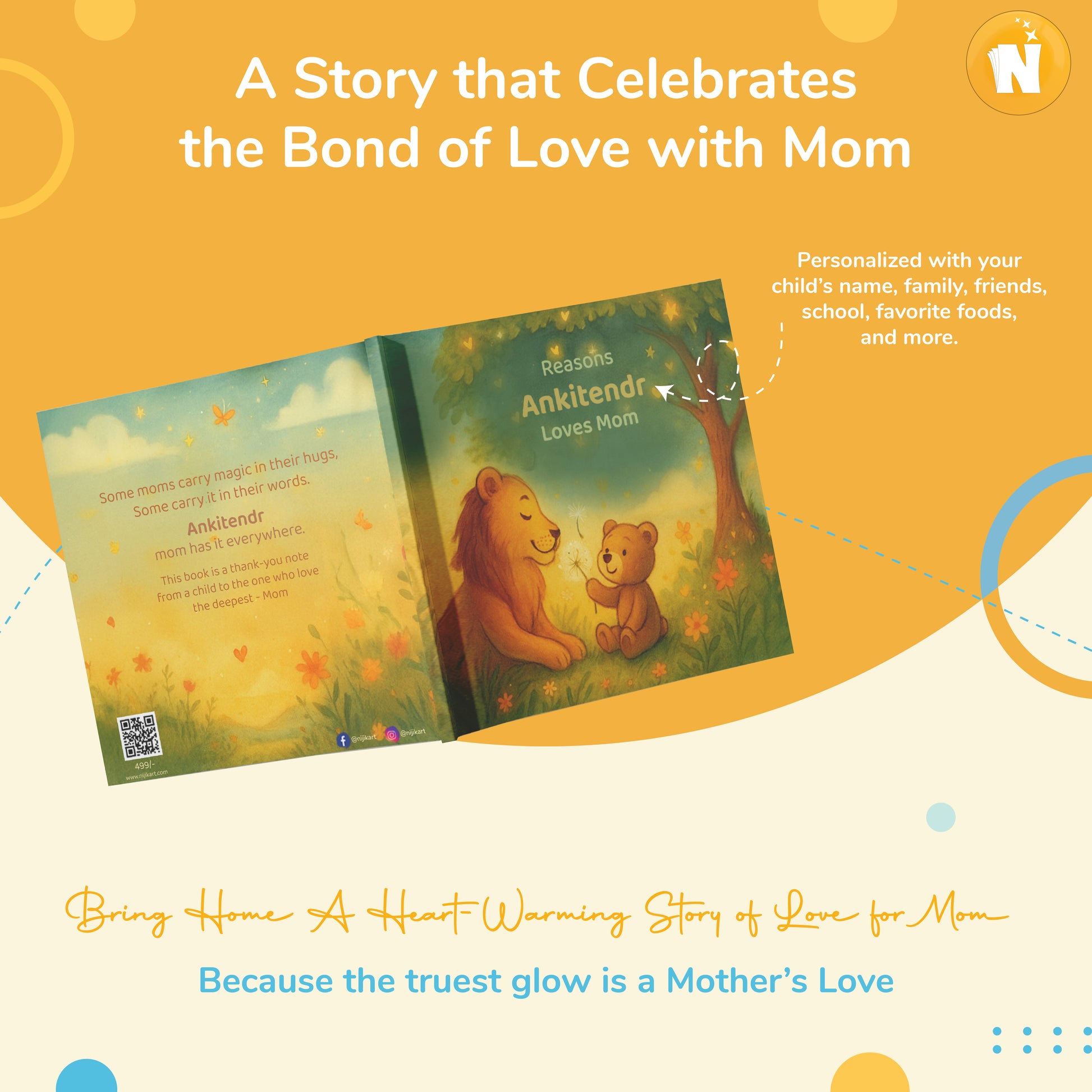 Reasons I Love You, Mom — Personalized Storybook from Child