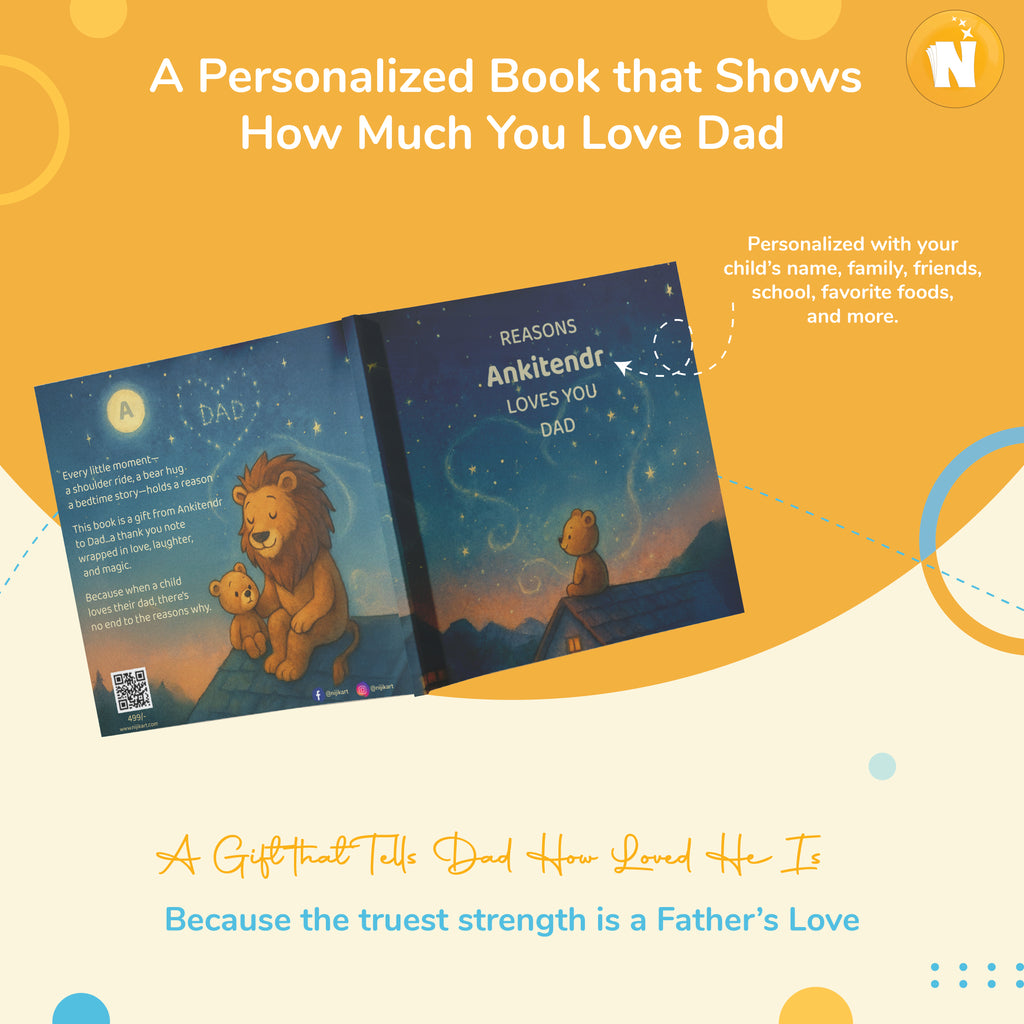 Reasons I Love You, Dad — Personalized Storybook from Child