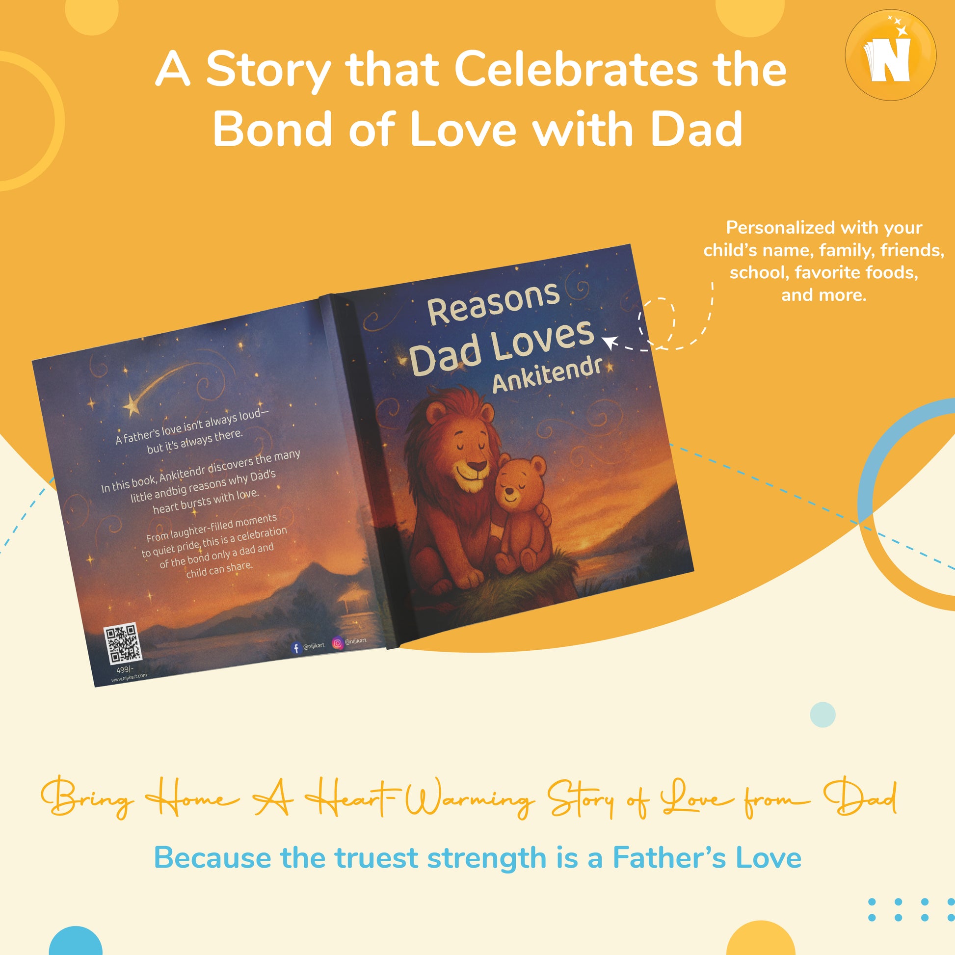 Reasons Dad Loves You — Personalized Storybook from Dad