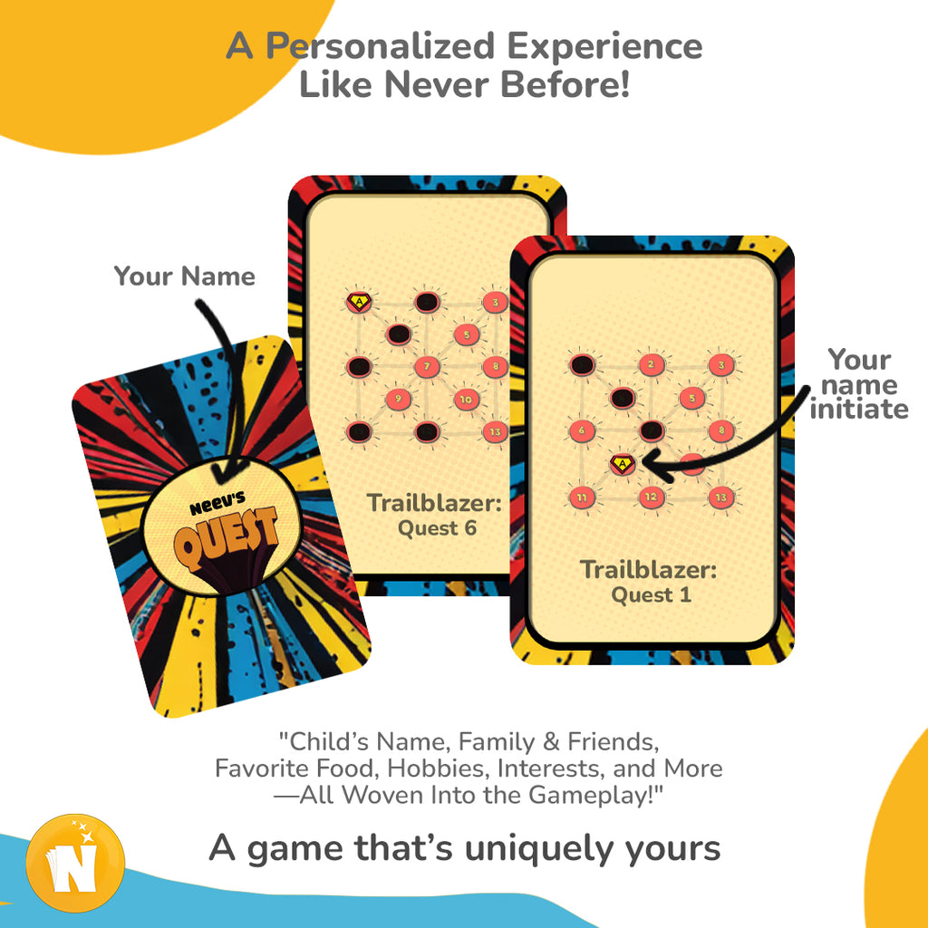 QUEST! | Personalized Heroic Adventure Board Game for All Ages