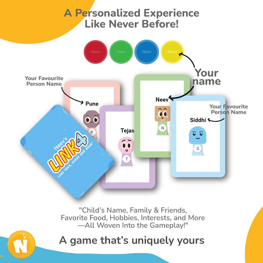 LINK4: The Ultimate Personalized Strategy Game | Fun for All Ages & Occasions