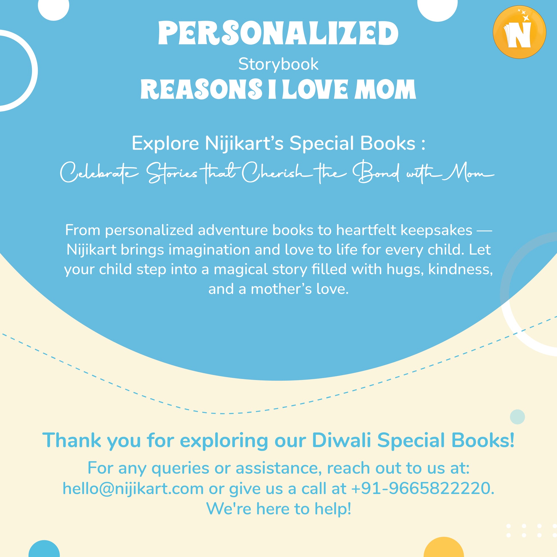 Reasons I Love You, Mom — Personalized Storybook from Child
