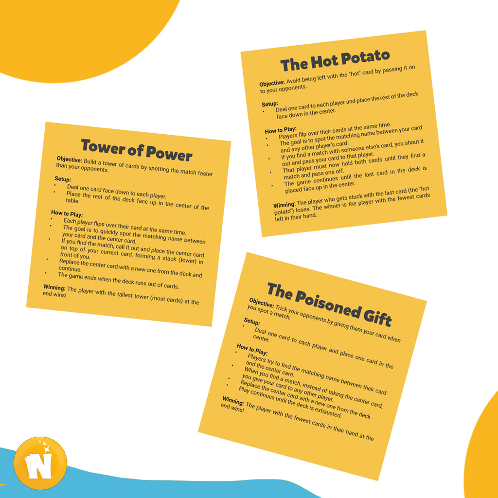 Matchify | Personalized Matching Card Game for All Ages & Occasions