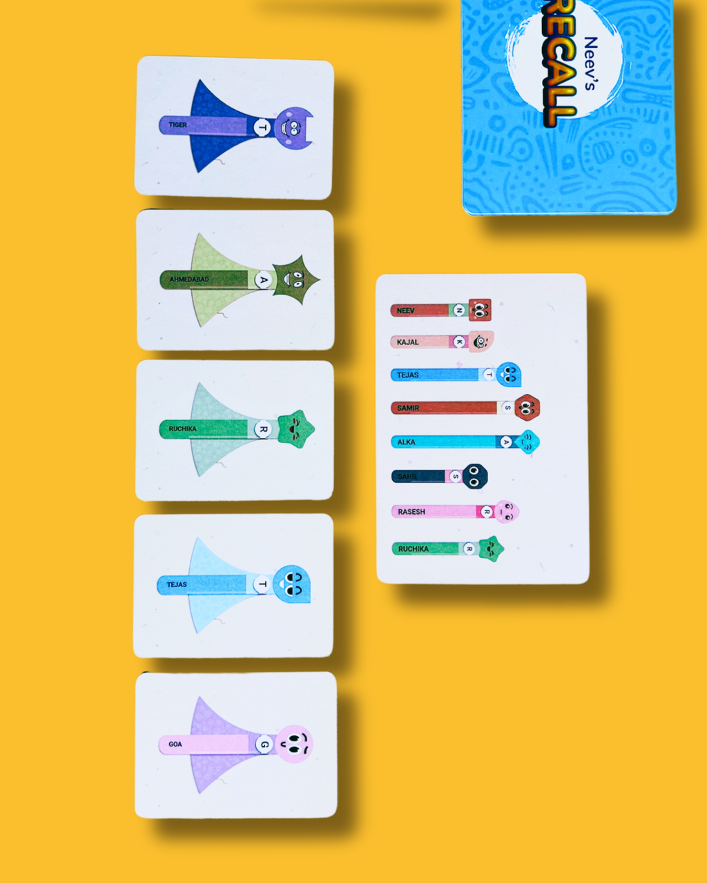 RECALL – Personalized Memory Game for Families, Friends & All Occasions