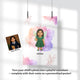 Personalized Kids Poster – Custom Caricature + Name Wall Art