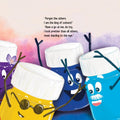 Page of a children's storybook titled 'ADI THE ARTIST' featuring illustrations.