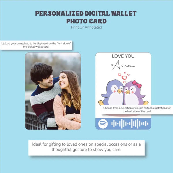 Personalized Digital Wallet Photo Card: Carry Your Memories Everywhere