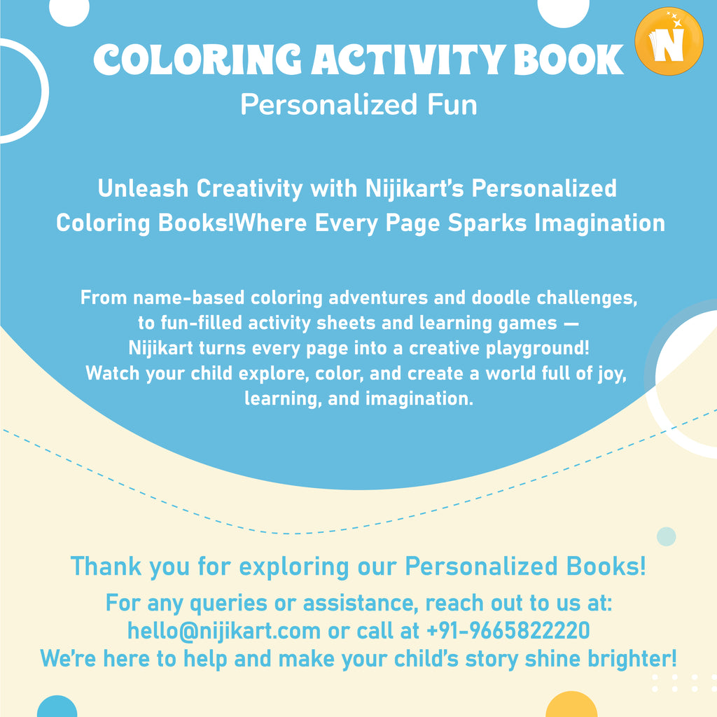 Personalized “I Am” Affirmation Coloring Book – Your Vibrant World