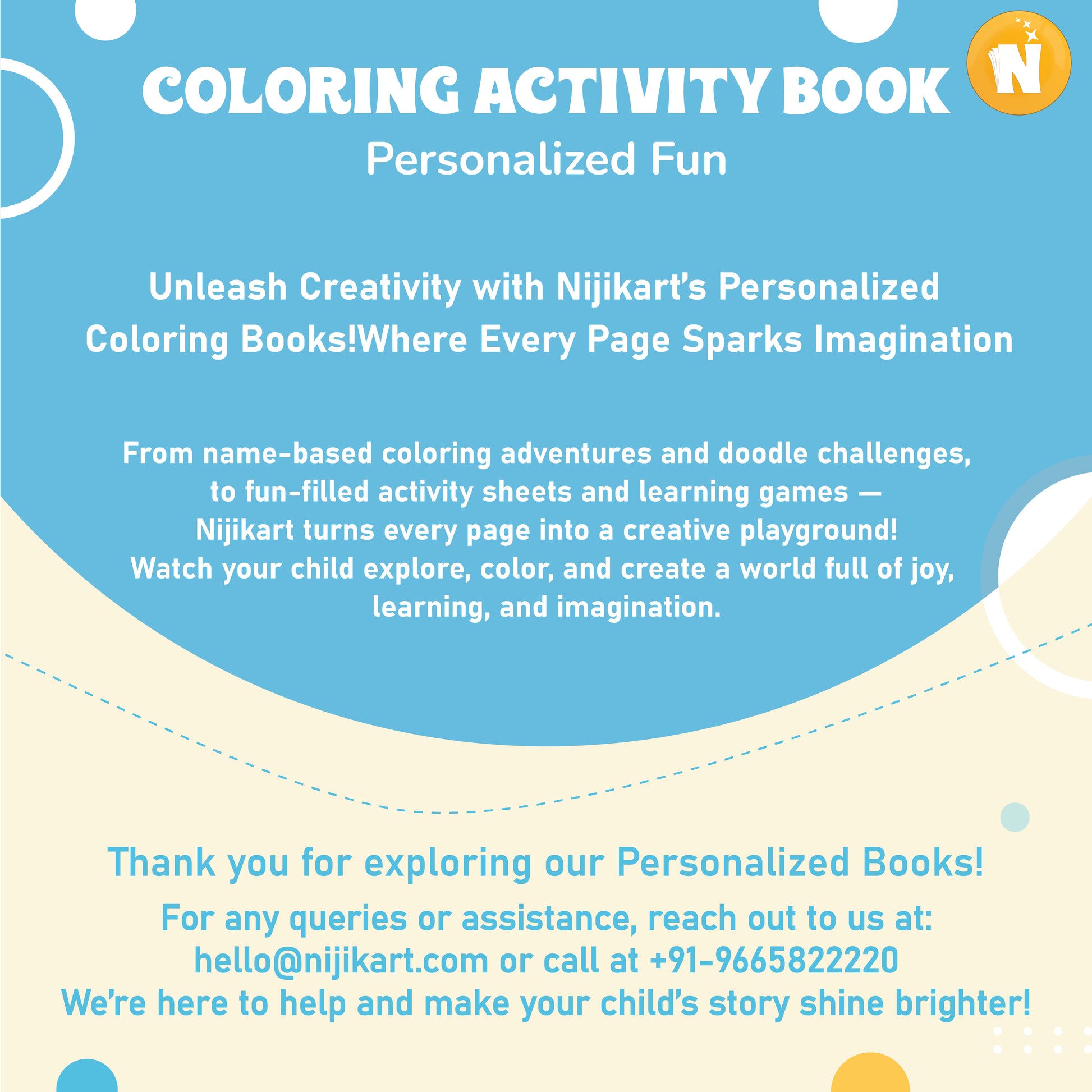 Personalized “I Am” Affirmation Coloring Book – Your Vibrant World