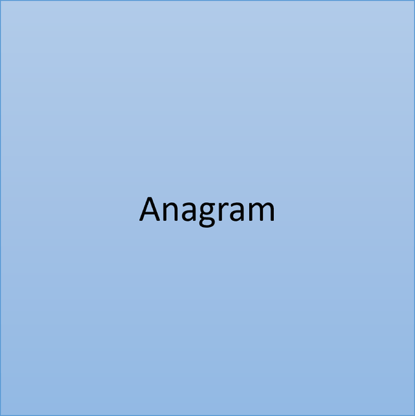 🔄 Personalized Anagram Challenge
