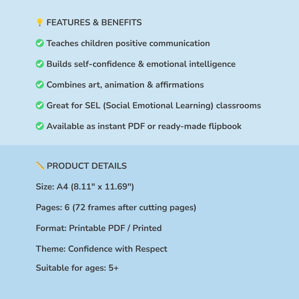 Assertive Edition – Personalized Flipbook for Kids