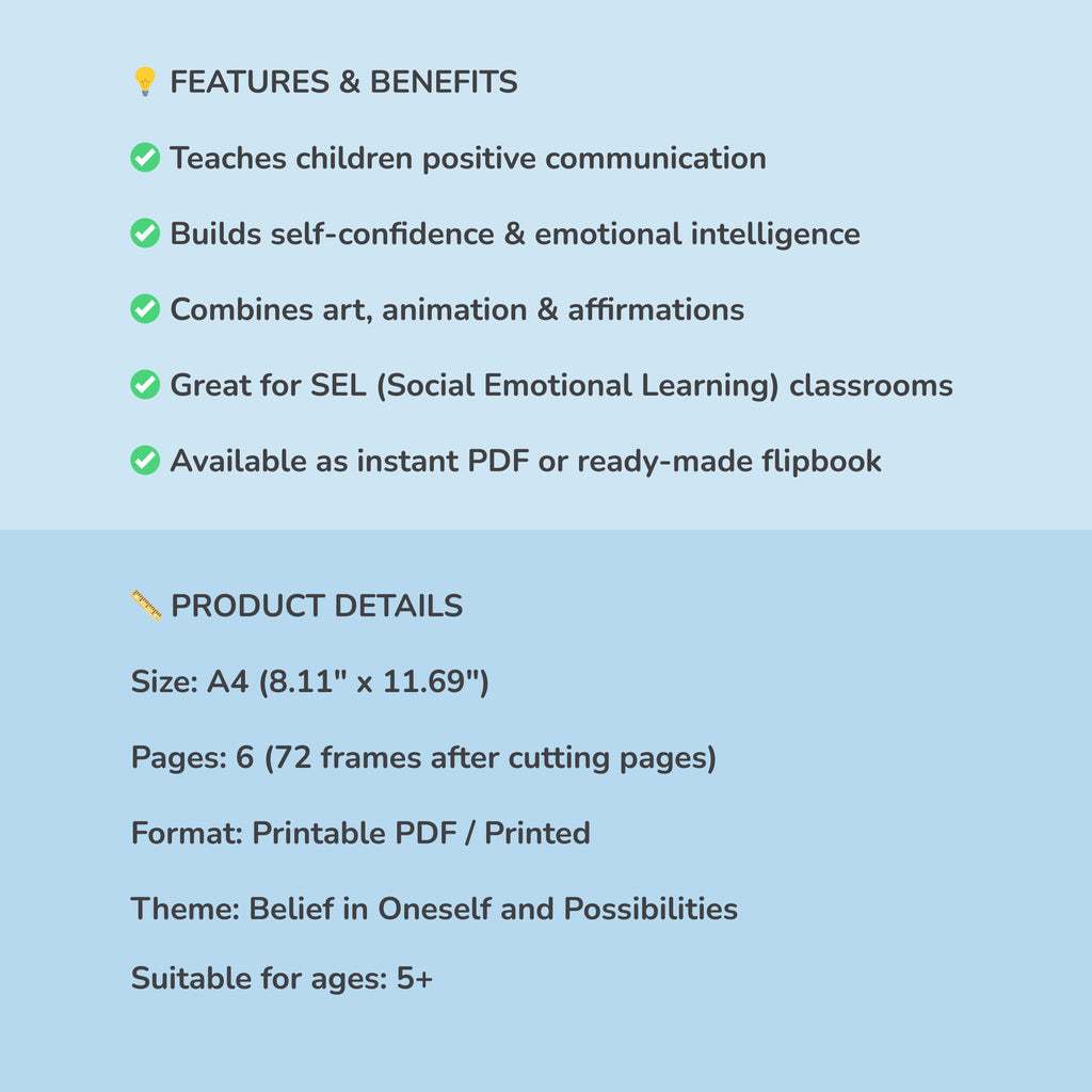 Believe Edition – Personalized Flipbook for Kids