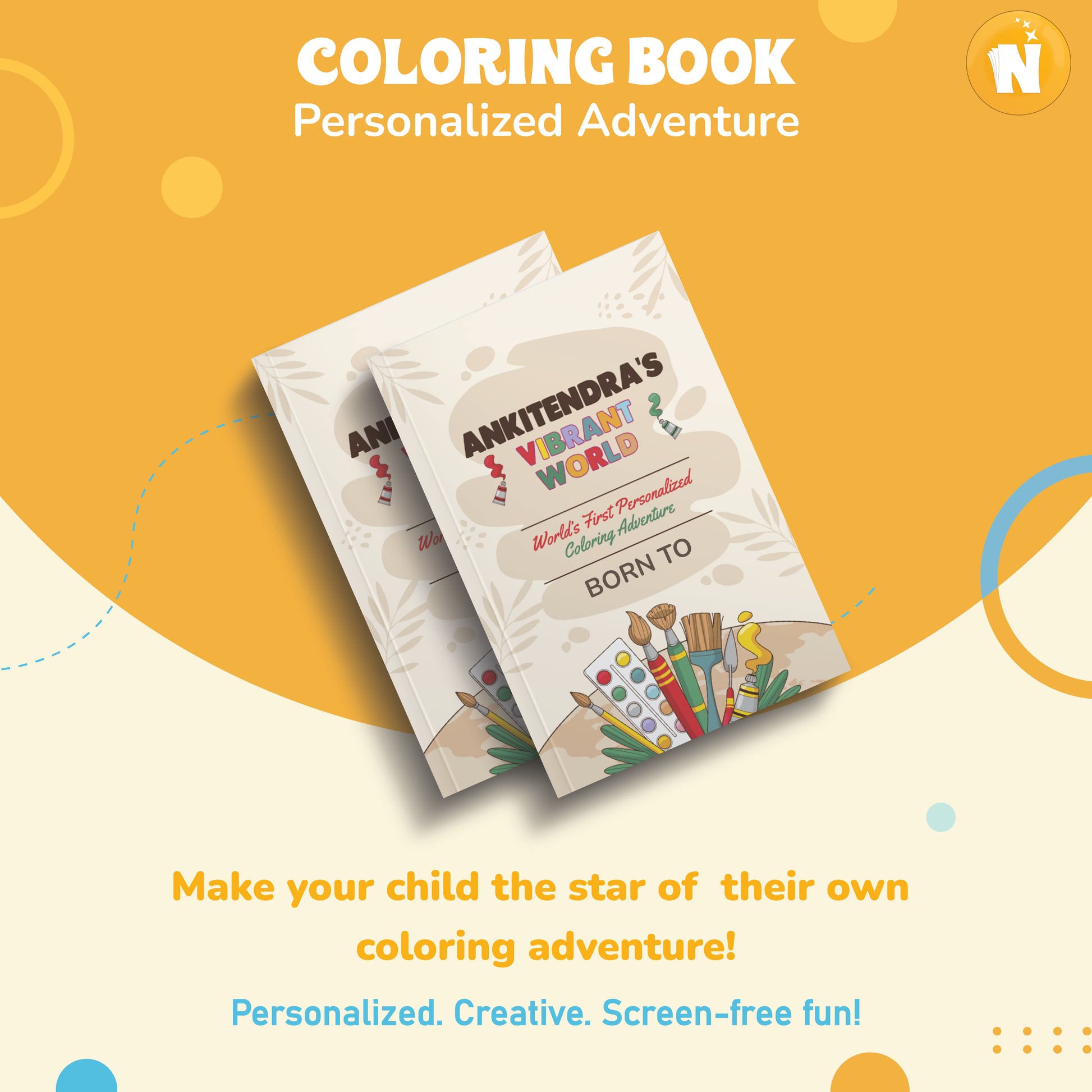 Personalized “I Was Born To” Affirmation Coloring Book – My Purposeful World