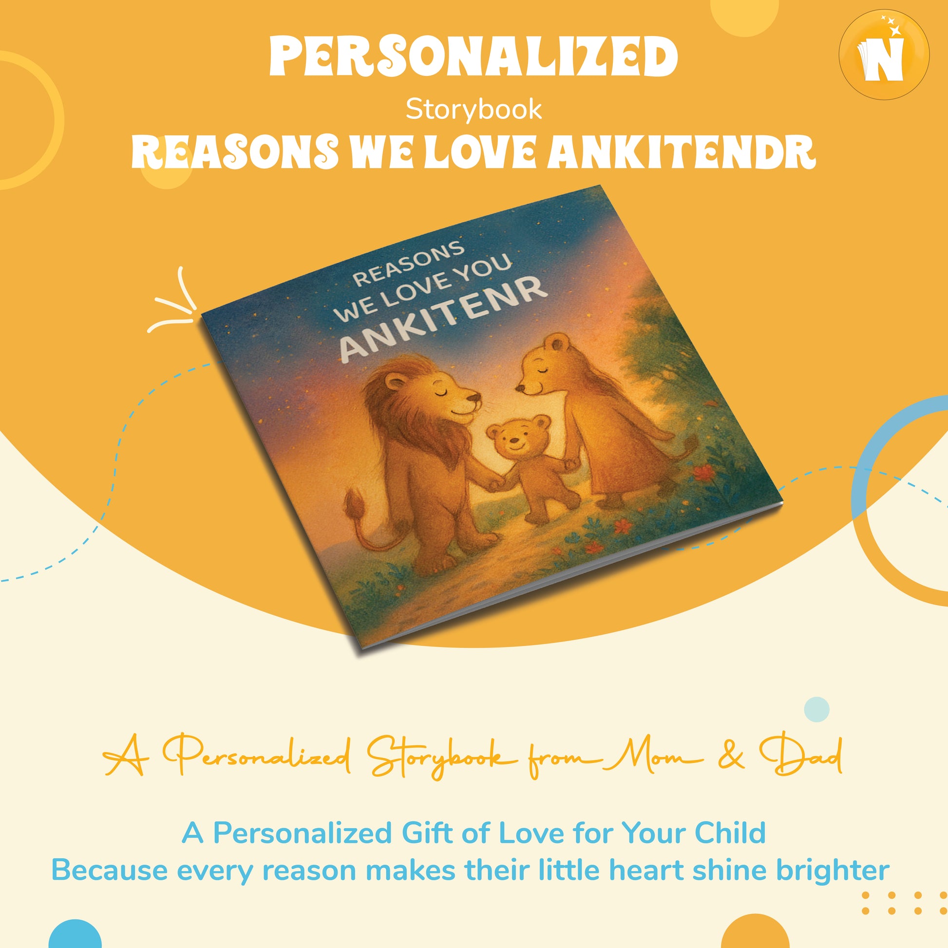 Reasons We Love You — Personalized Storybook from Mom & Dad