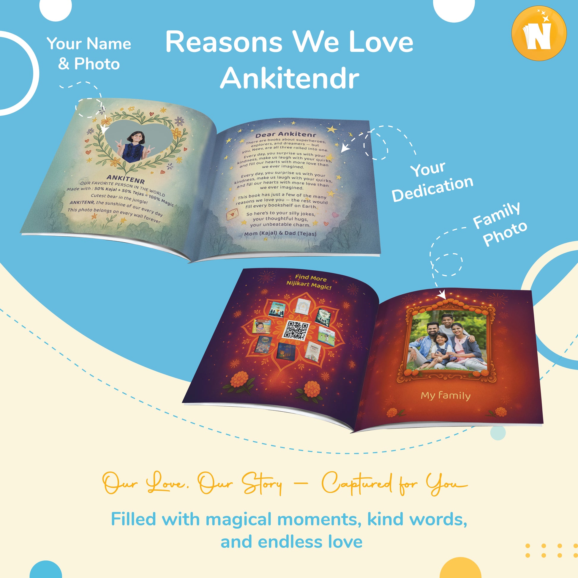 Reasons We Love You — Personalized Storybook from Mom & Dad