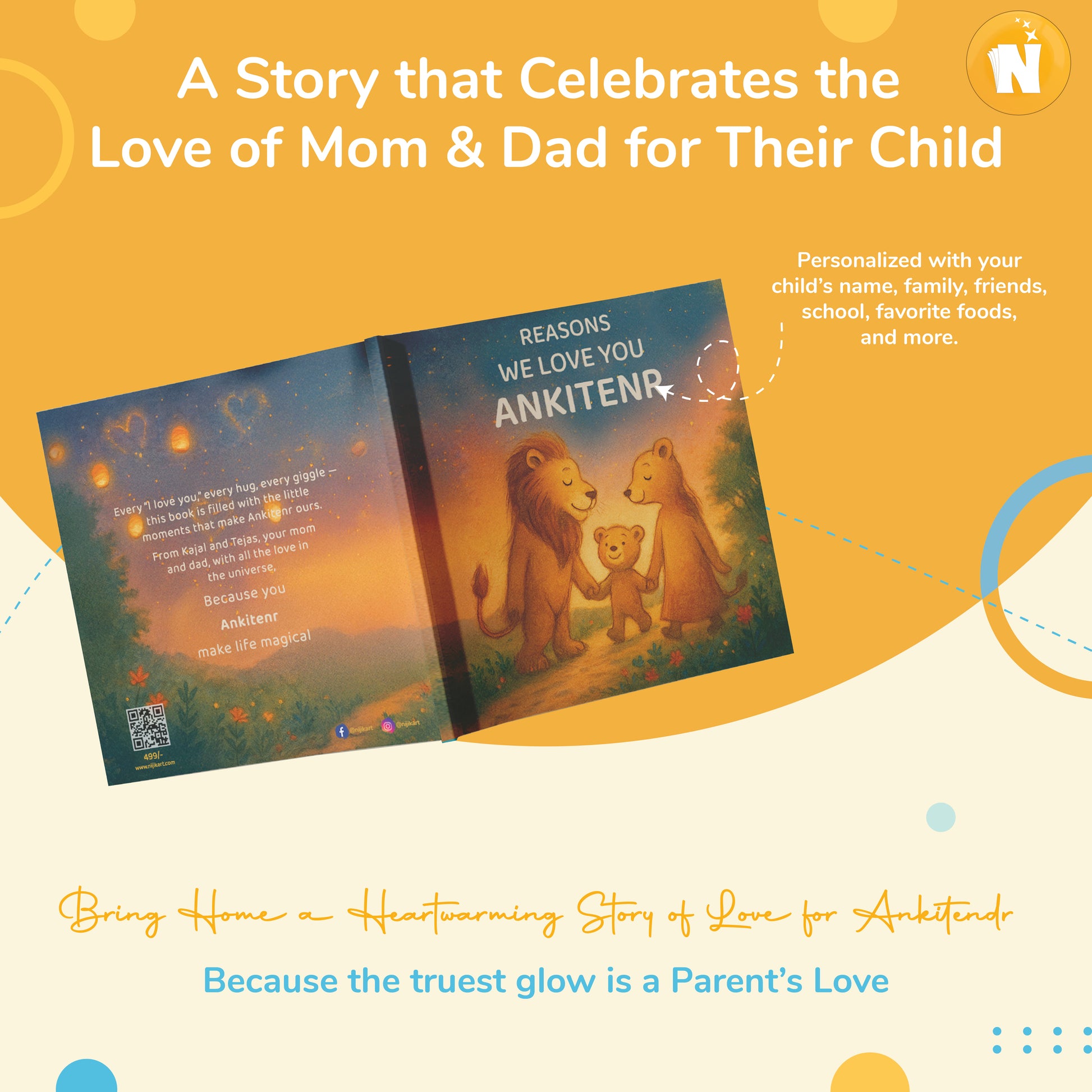 Reasons We Love You — Personalized Storybook from Mom & Dad
