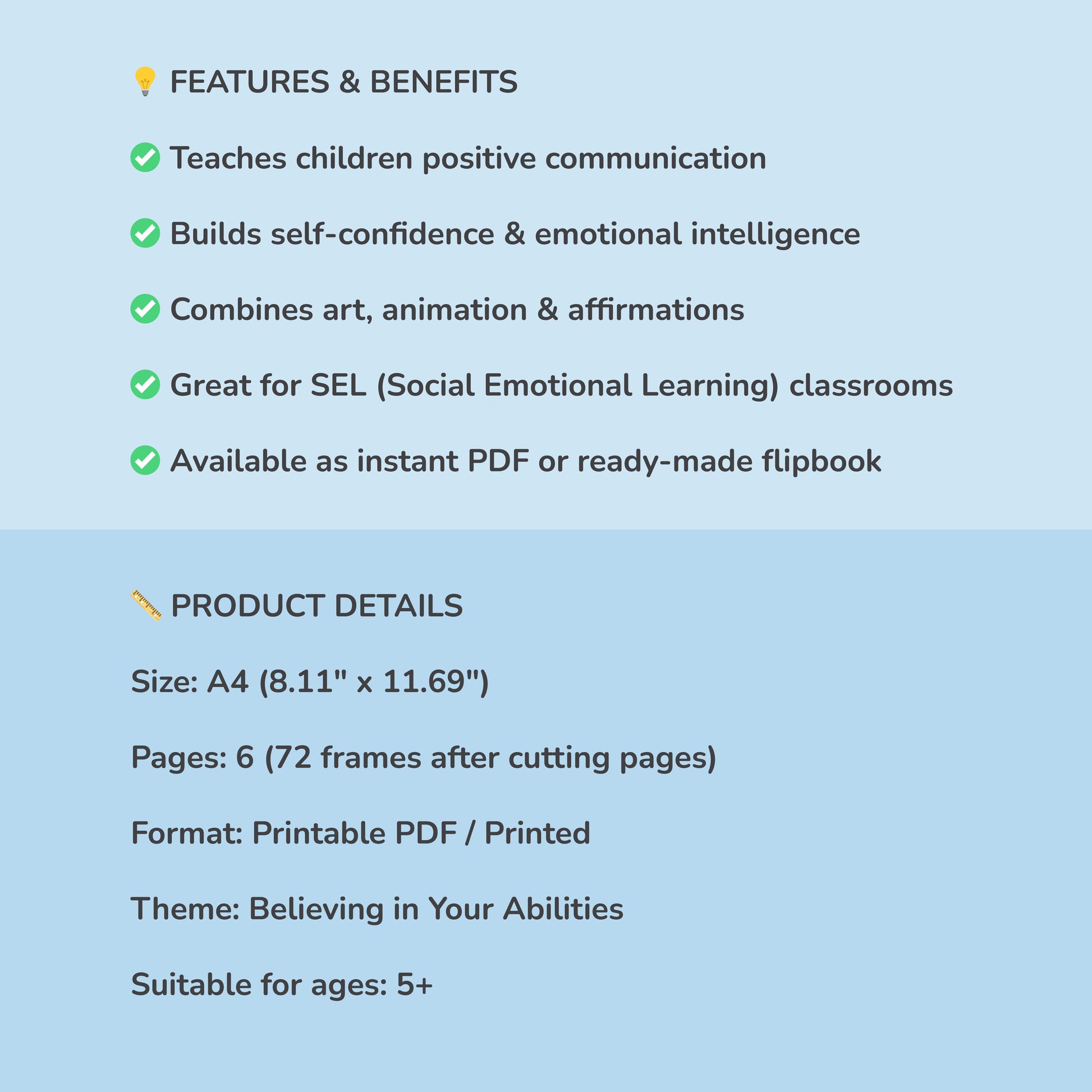 Confident Edition – Personalized Flipbook for Kids