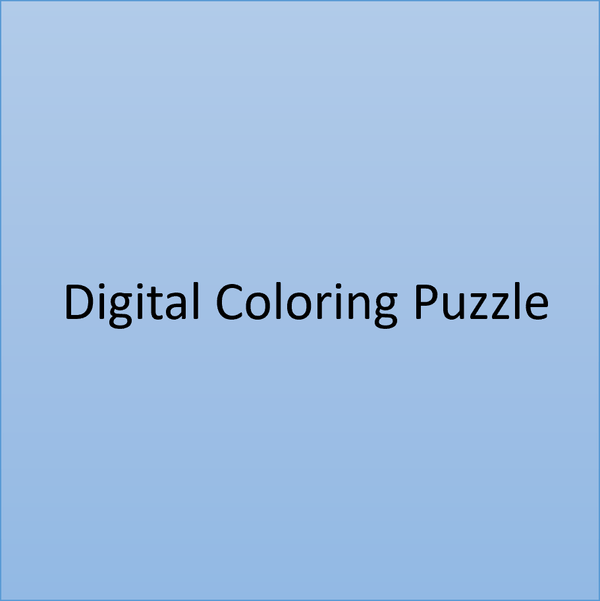 🎨 Personalized Digital Coloring Puzzle