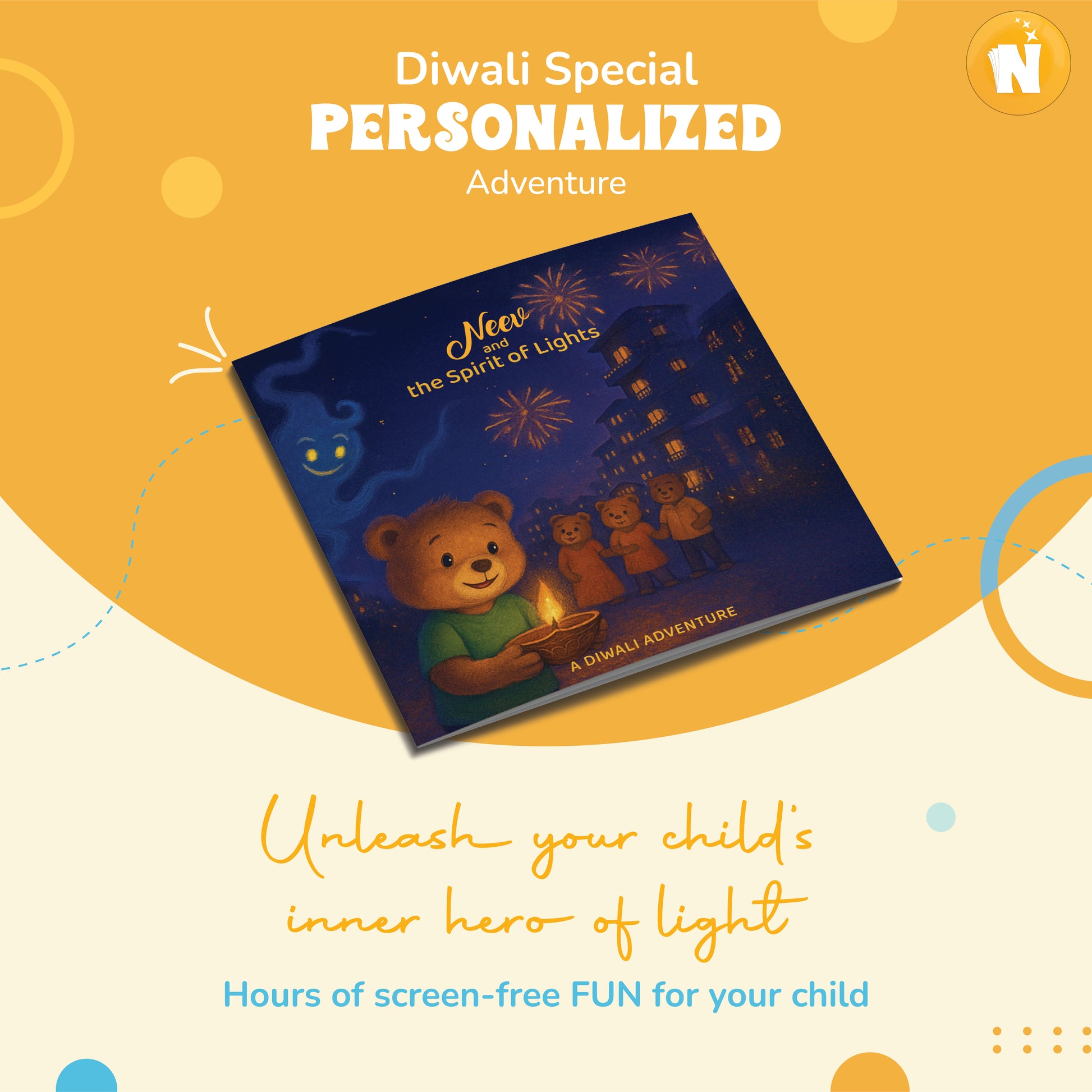 Personalized Diwali Storybook — Your Child and the Spirit of Lights