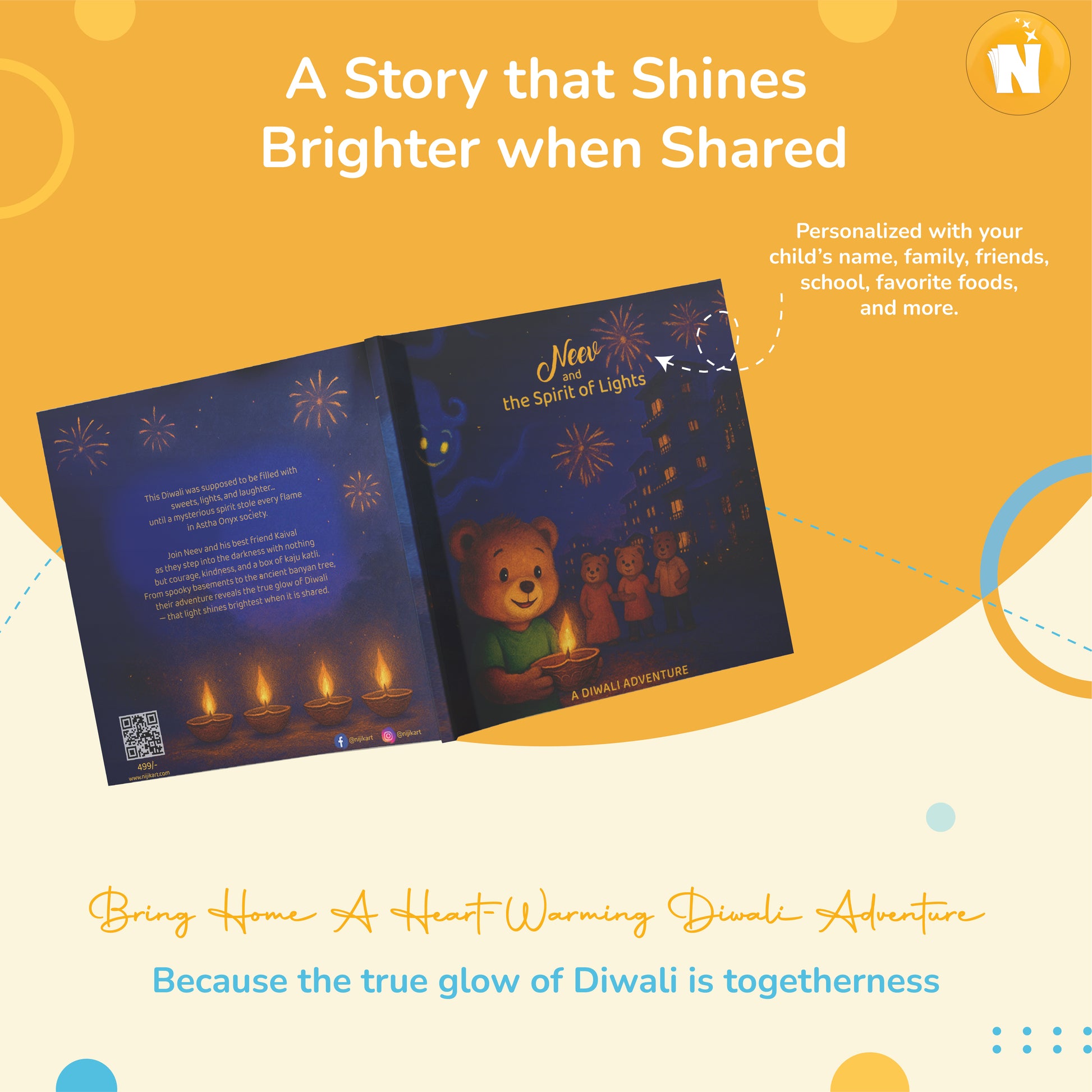 Personalized Diwali Storybook — Your Child and the Spirit of Lights