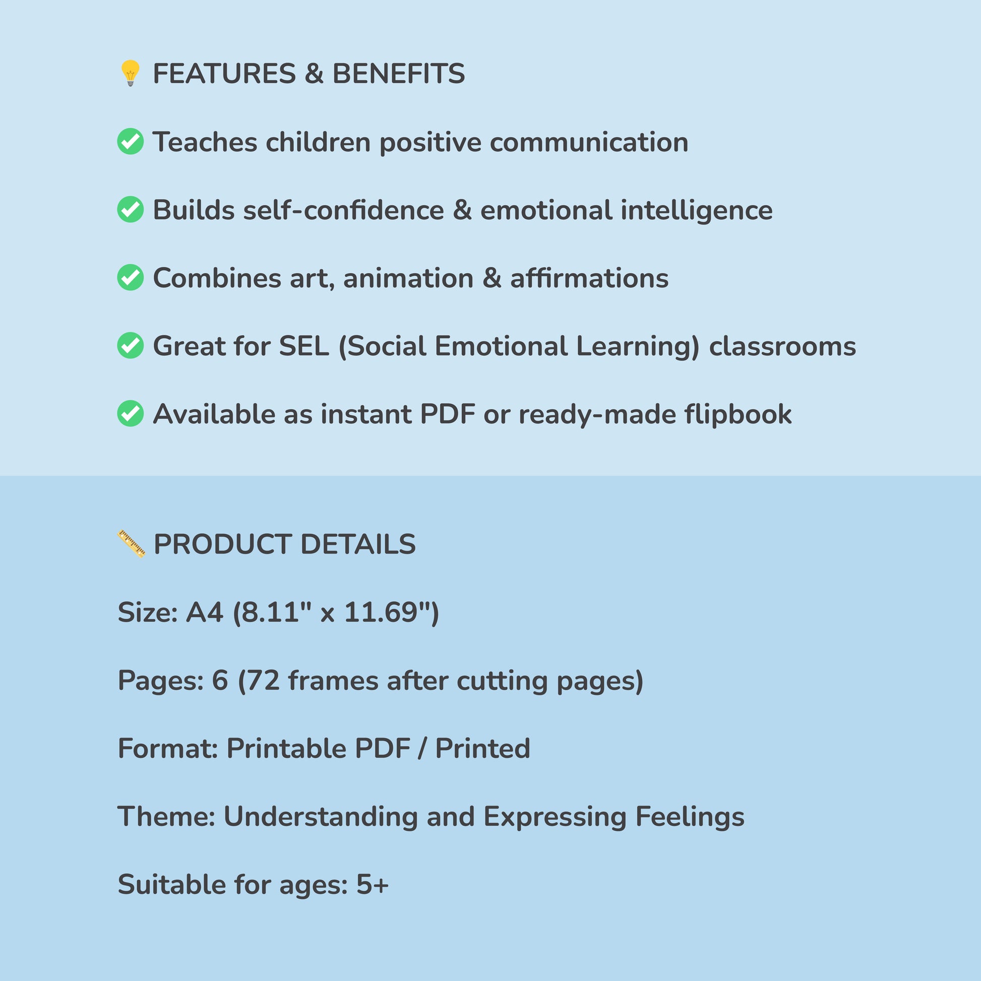 Emotion Edition – Personalized Flipbook for Kids