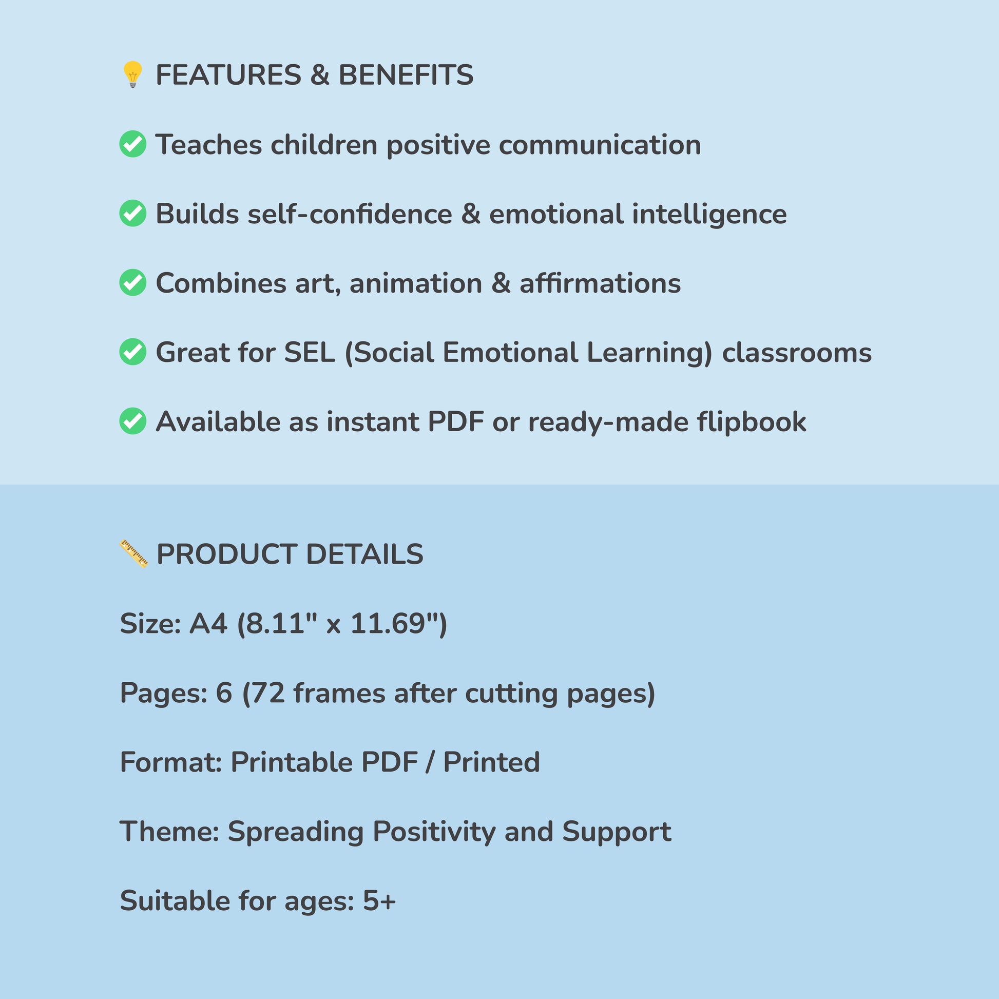 Encourager Edition – Personalized Flipbook for Kids