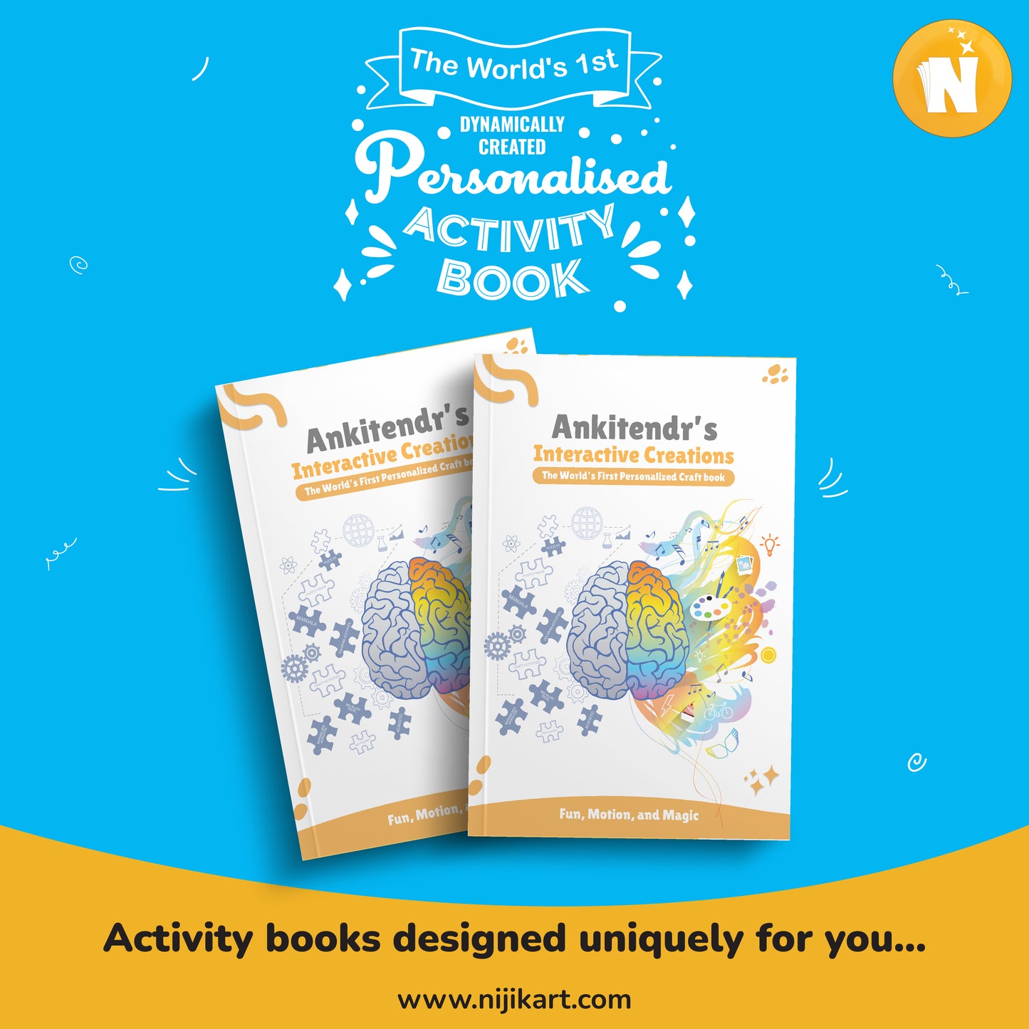 Personalized Experience Book for Kids: Craft, Learn, and Explore with Endless Creativity!