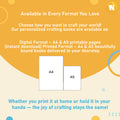 FrameTrix: Under Water Edition – Personalized Craft Book for Kids
