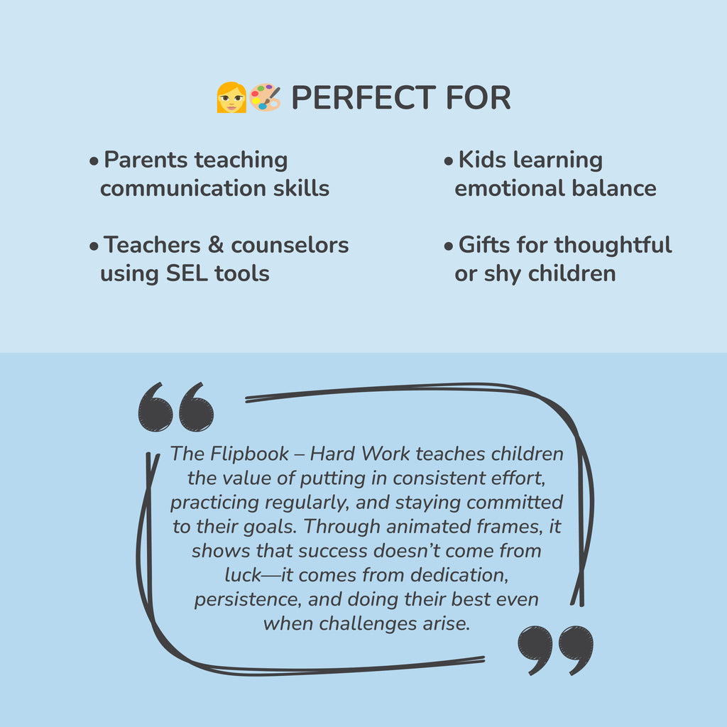 Hard Work Edition – Personalized Flipbook for Kids