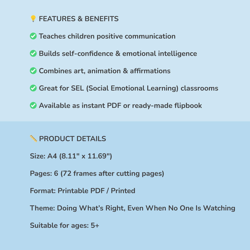 Integrity Edition – Personalized Flipbook for Kids