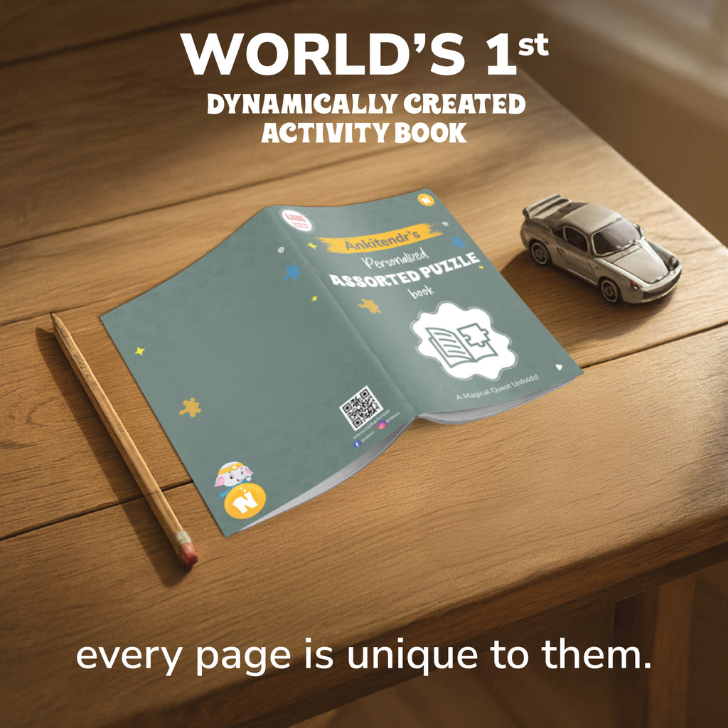 🧩 Personalized Assorted Puzzle Book – Printable or Printed Edition