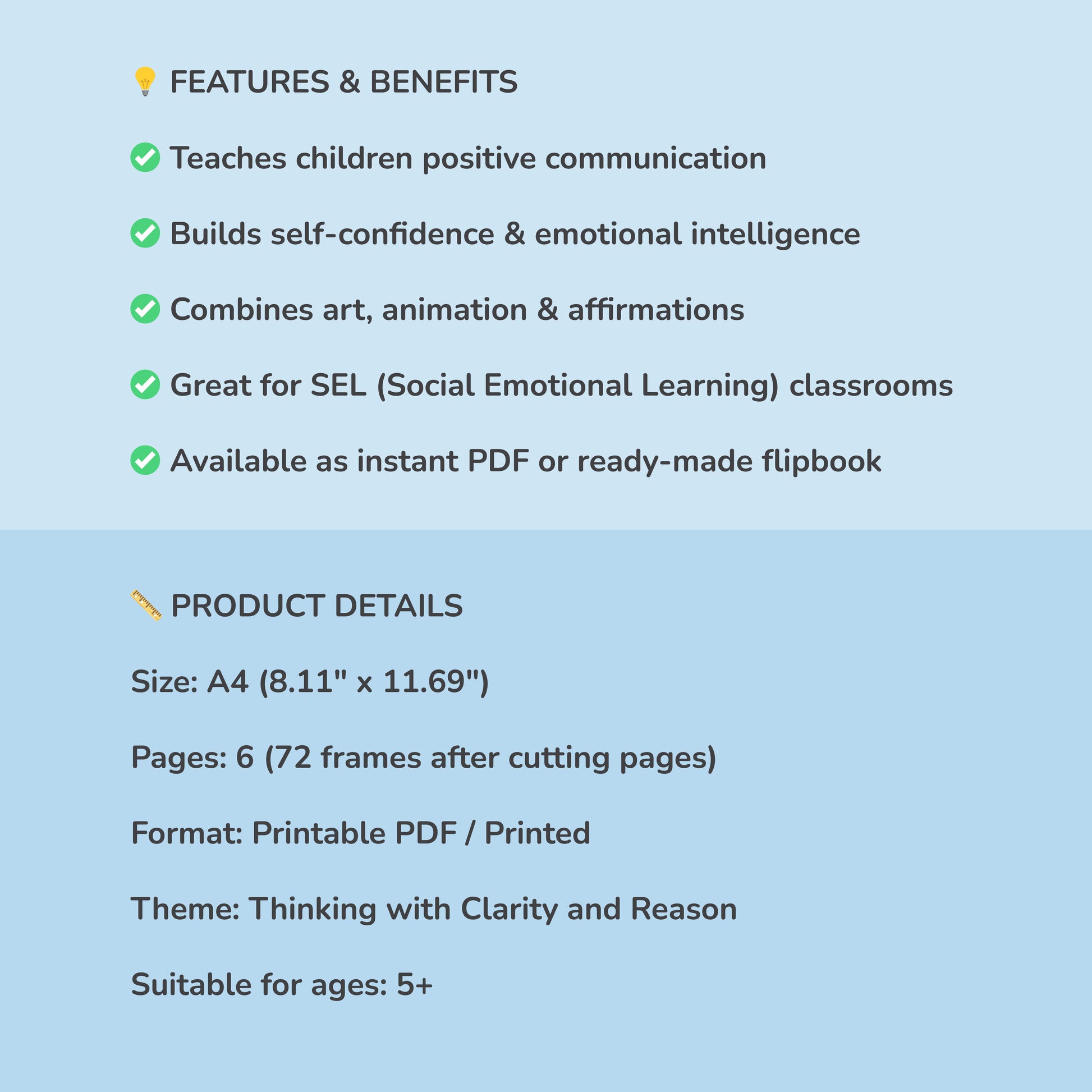 Logical Thinker Edition – Personalized Flipbook for Kids