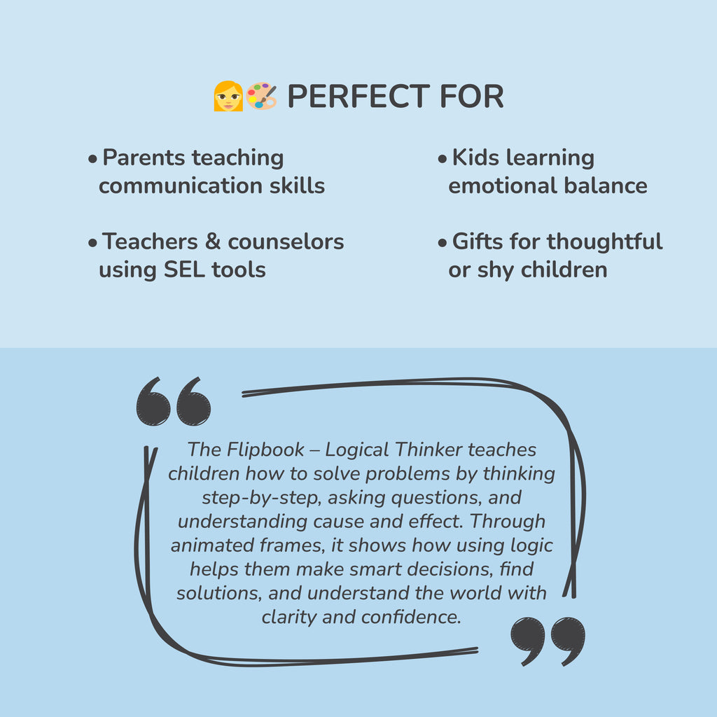 Logical Thinker Edition – Personalized Flipbook for Kids