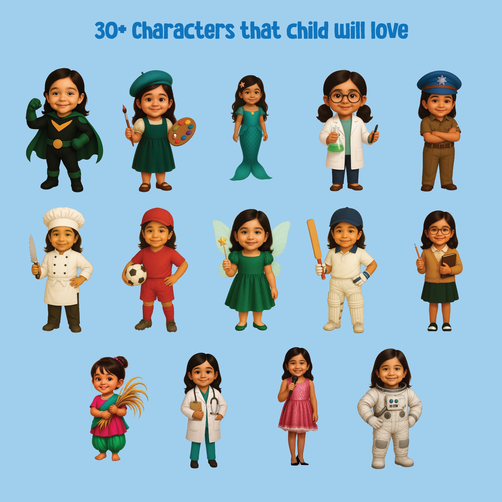 My Super Star Personalized Badge – 30+ Character Styles for Kids